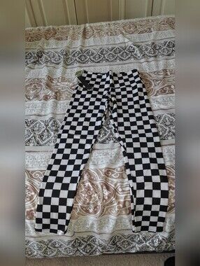 Black & White Checkerboard Leggings